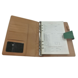 color change pu leather notebook