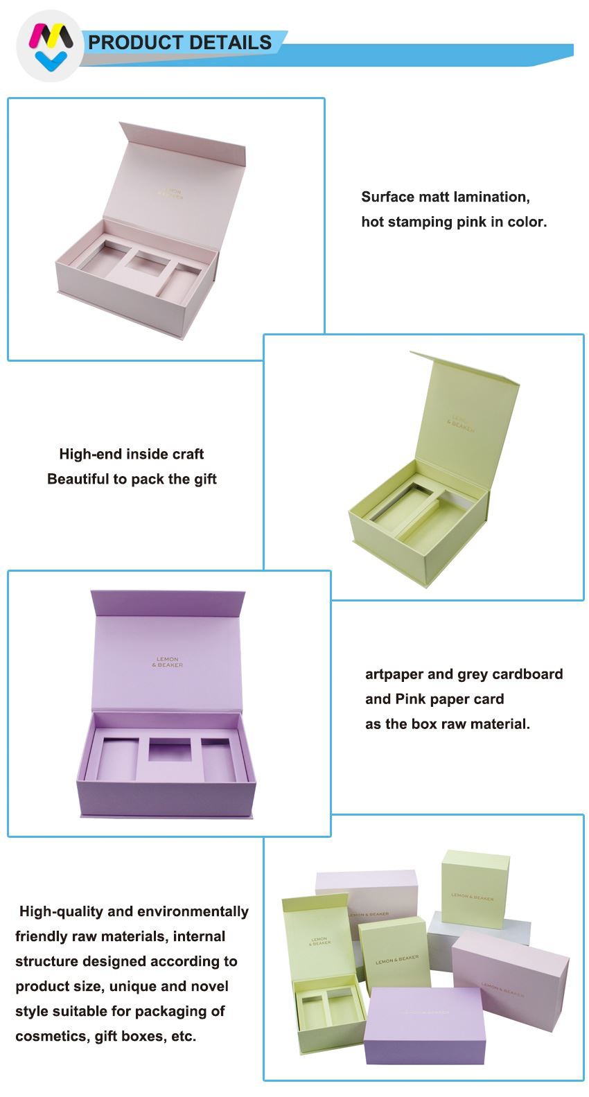 Cosmetic paper box