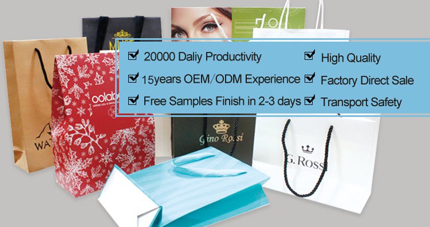 custom paper gift bag Minglai Packaging custom paper gift bag Minglai Packaging