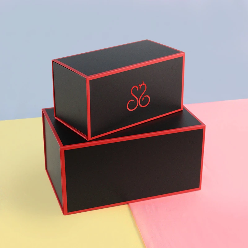 Magnetic Folding Box With Satin Pouch Bag 10