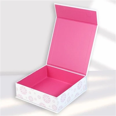 De wäisse baussenzege a rosa bannenzeg grouss Klappschlag