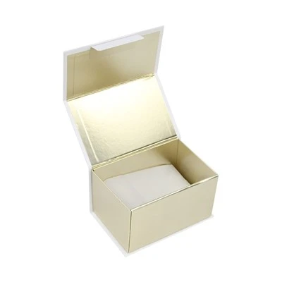 Personaliséiert Wäiss dobausse a Gold bannen Kleederverpackung vu Falterbar Box
