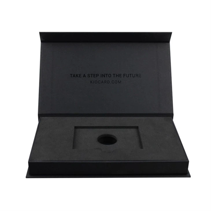 Black Magnetic Gift Box With Foam Insert